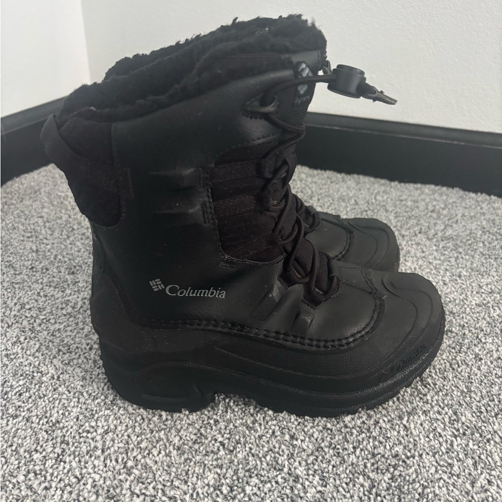 Columbia Kids Black Snow Boots